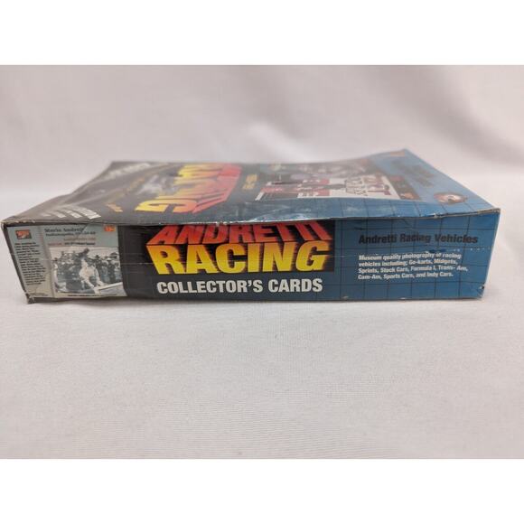 1956-1991 ANDRETTI RACING CARDS SEALED BOX 36 PKS POTENTIAL AUTOGRAPHS GOLD - Picture 5 of 6